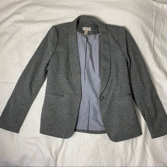 Loft Grey Modern Fitted Blazer l Size Medium - Picture 5 of 15